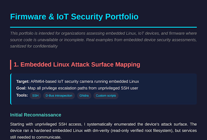 analyze your firmware for security vulnerabilities
